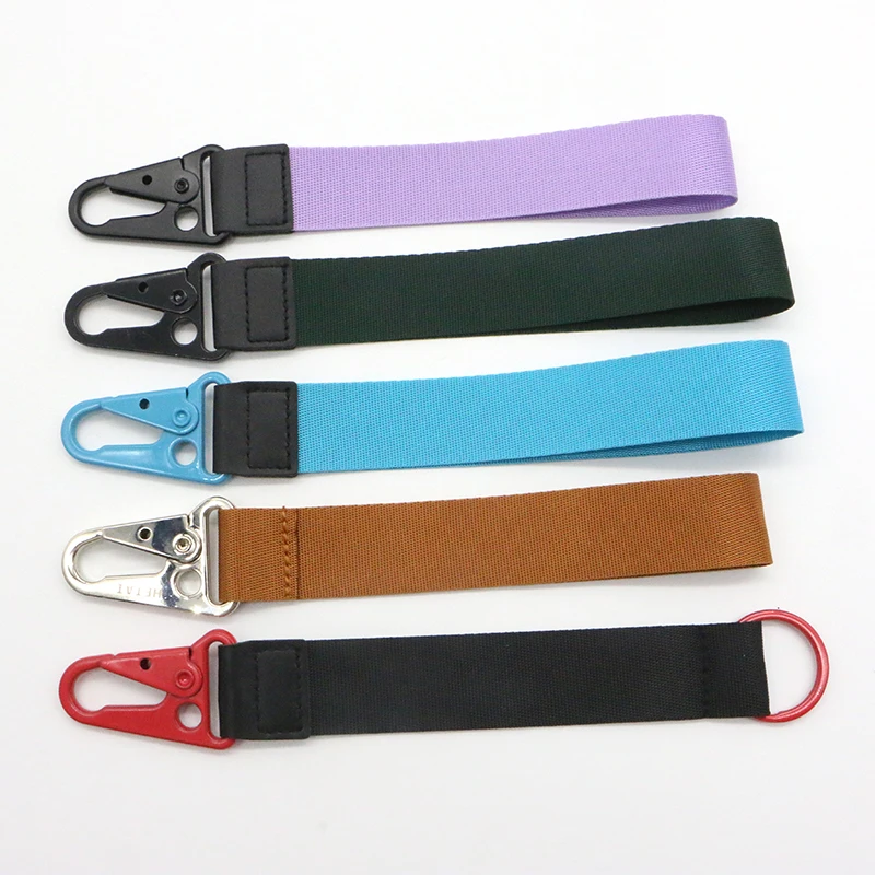 Custom Color O Ring for Keys Cameras Flash Drives Cell Phone Other Belongings Blank Plain Lightweight Wrist Lanyard Keychains