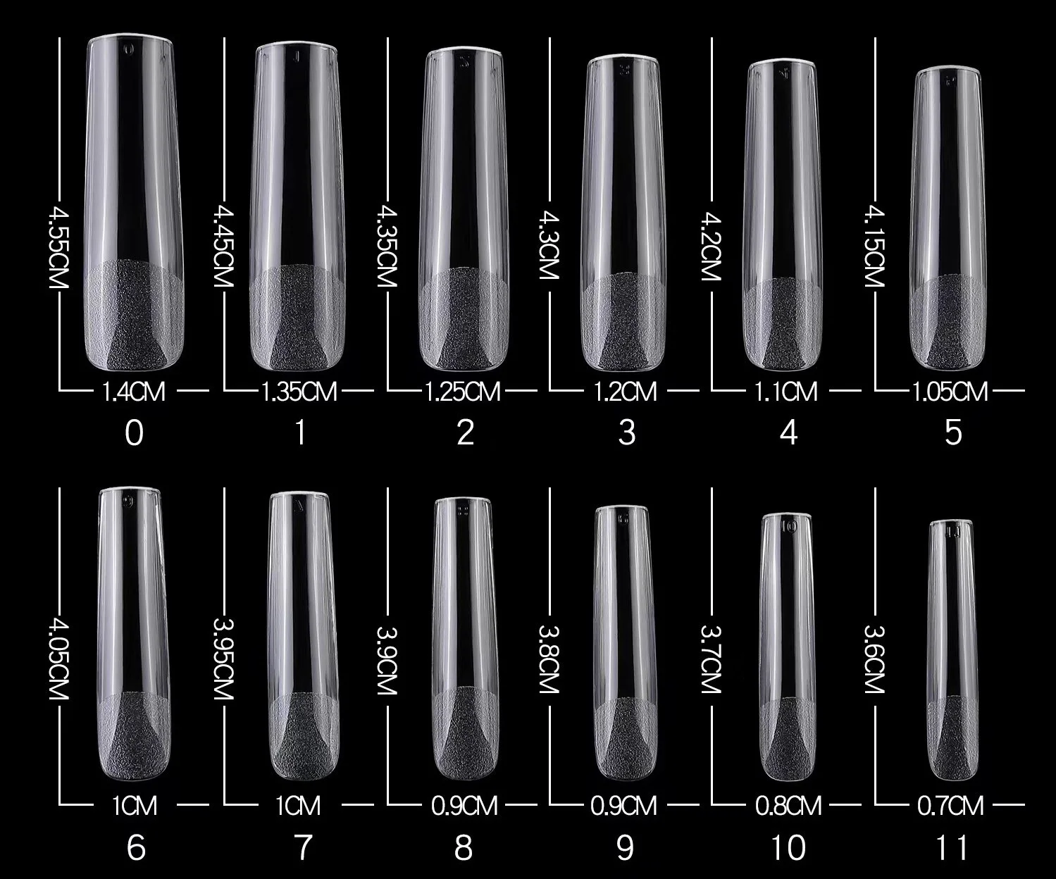 Finger Artificial Full Cover French False Non C Curve Stiletto pointed Square Coffin Super Clear Matt Soft Gel Nail Tips