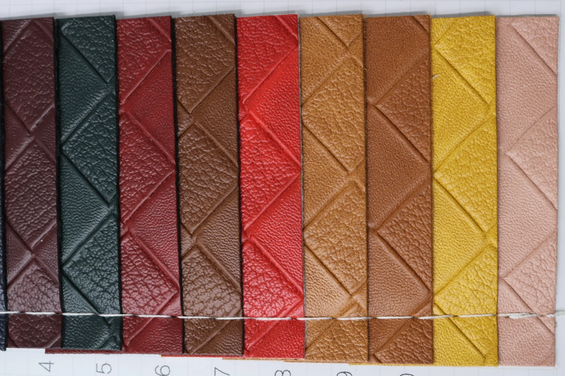 Free Sample Luxury Designer Faux Leather Sheets Woven Pattern Pu Synthetic Leather For Handbags