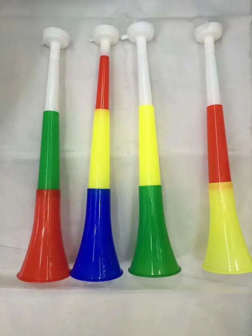 26/28/36/49/56/61cm  Customized Logo Cheap Plastic Cheering Horn Toy Plastic Football Fans Cheer Trumpet 2Layers 3 Layers