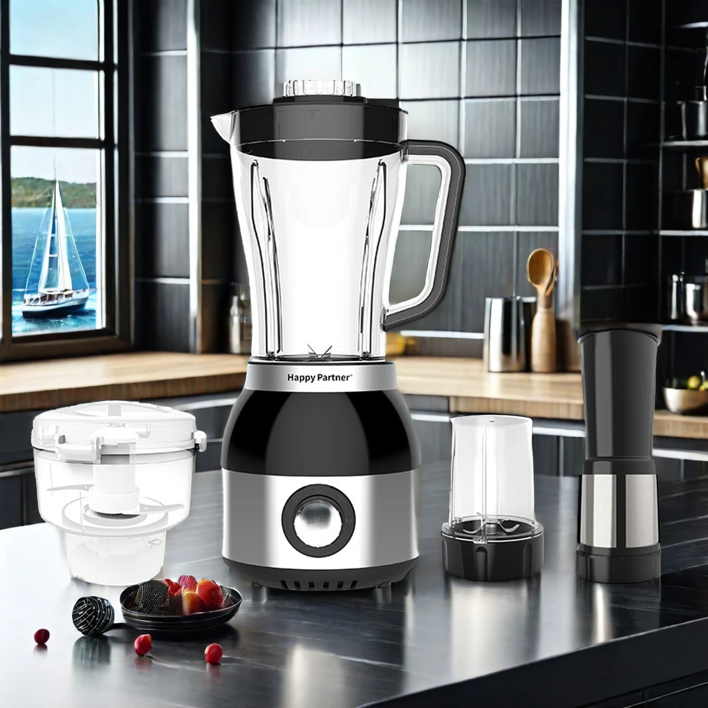 HappyPartner Fruit Smoothie Blender Mixeur Professionnel Juicer Machine Kitchen Food Processor Grinder juicer blender 4 in 1