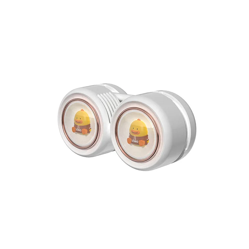 Wholesale bladeless cute animal foldable neck fan  mini ABS Low noise mute USB rechargeable air cooling cordless portable fan