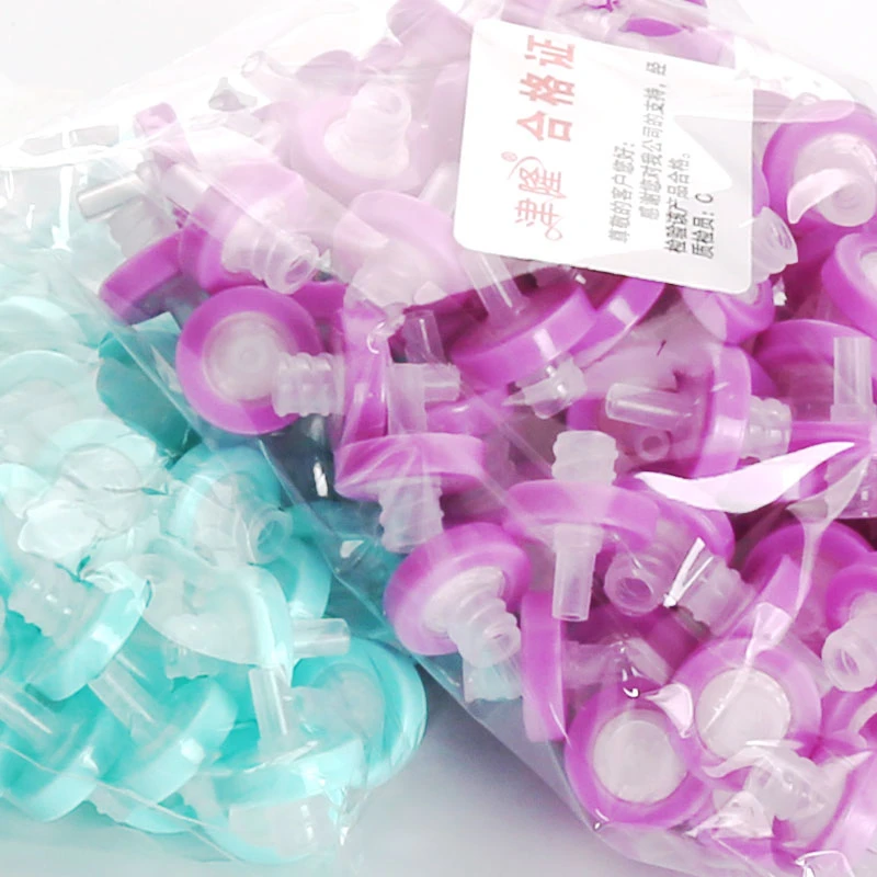 13mm Golden Dragon Nylon PES PTFE MCE disposable syringe filter box of 100