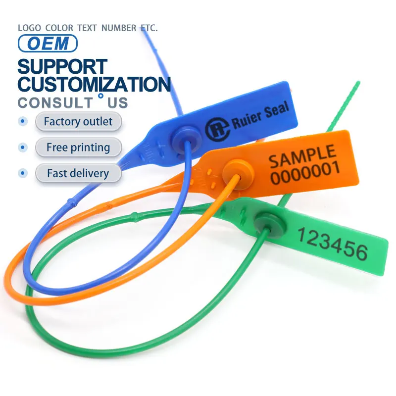 Пластиковый материал REP004 защищенный от несанкционированного доступа плотное уплотнение