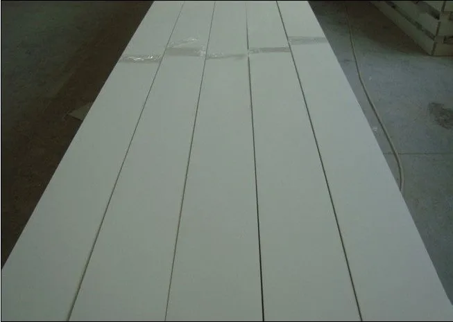 Trim Board 1x12 Gesso Primed Finger Jointed Precoated S4S Mouldings Radiata Pine Wood White Modern Home Office 3M or Customized