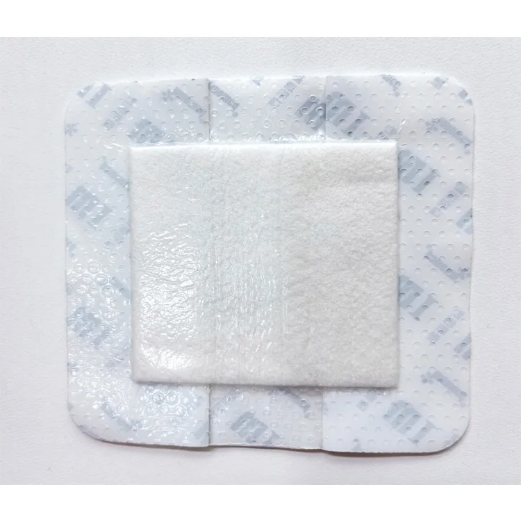 HENSO CMC Silicone Cellulose Gelling Fiber Wound Dressing White