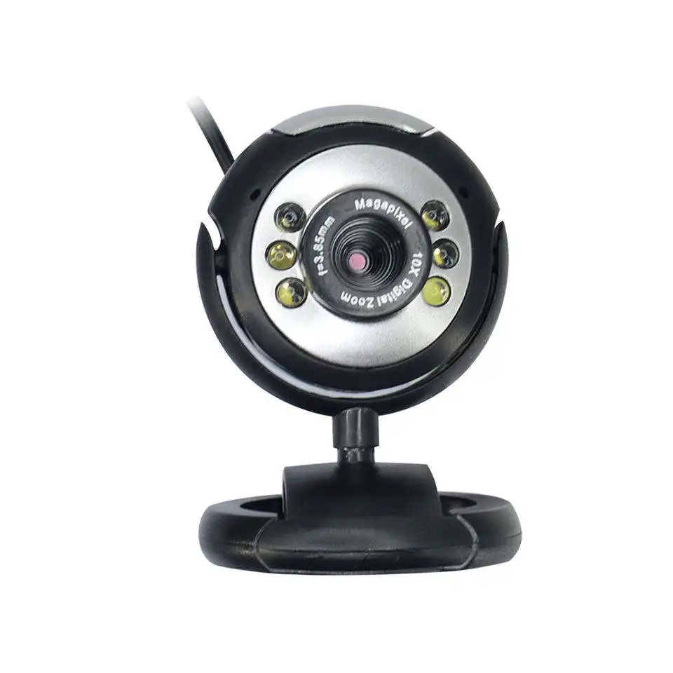 Smart Full HD USB Built in Adjustable Ring Light   AI Auto Tracking  USB Webcam Camera