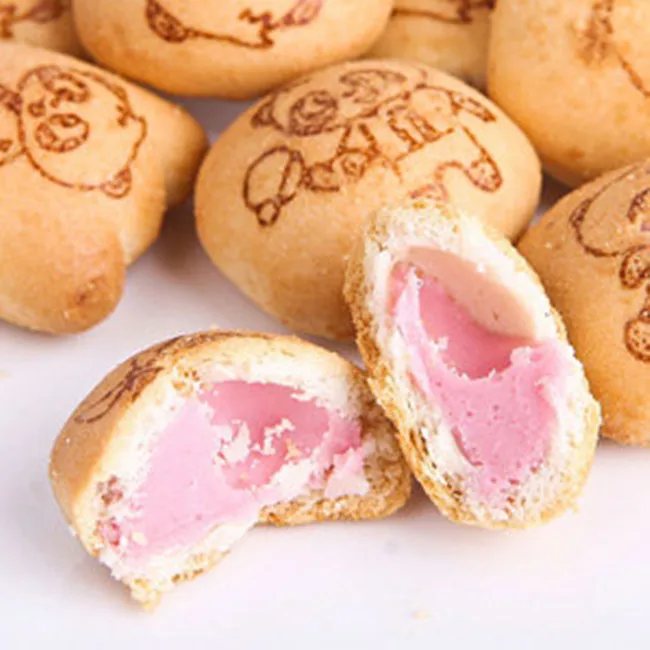 Factory Price Automatic Center Filled Biscuit Machine Panda biscuits machine