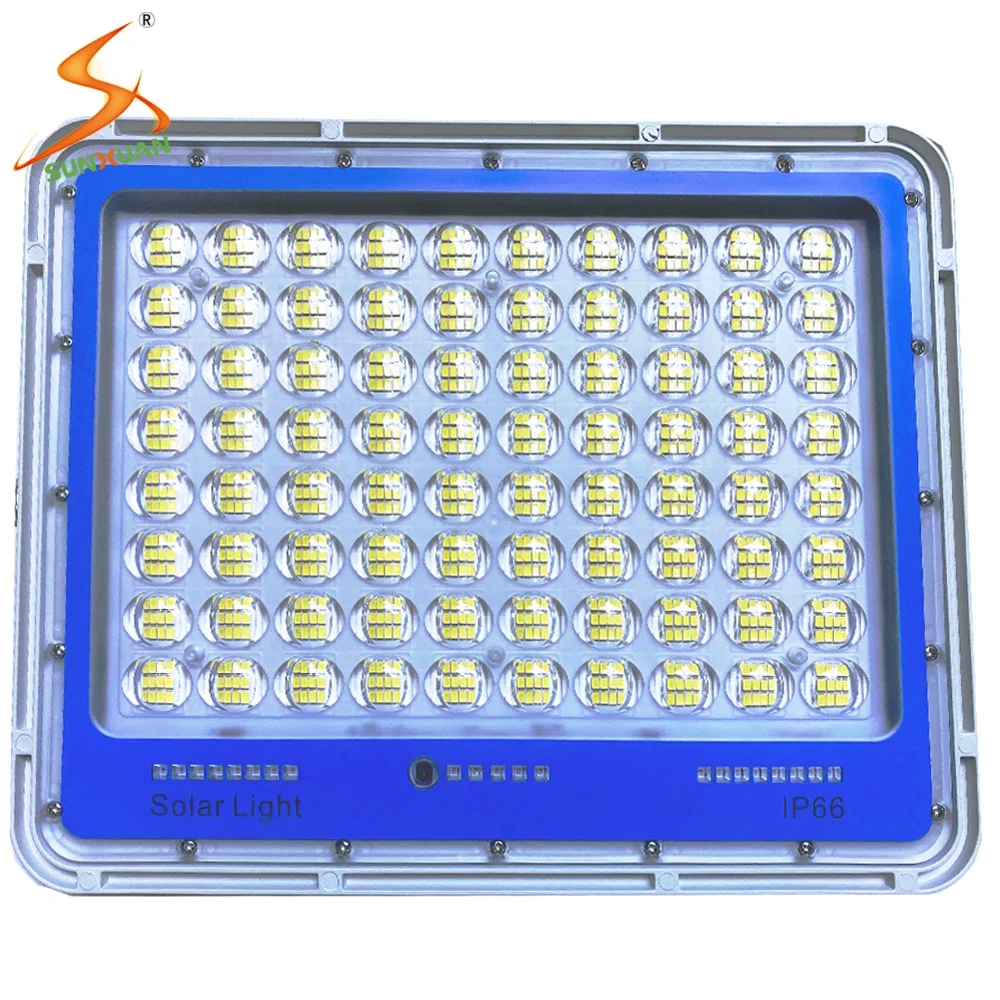 100W 200W 300W Solar Lights Outdoor Waterproof Solar Powered Security Lighting Floodlight Solar Flood Lights Dusk to Dawn