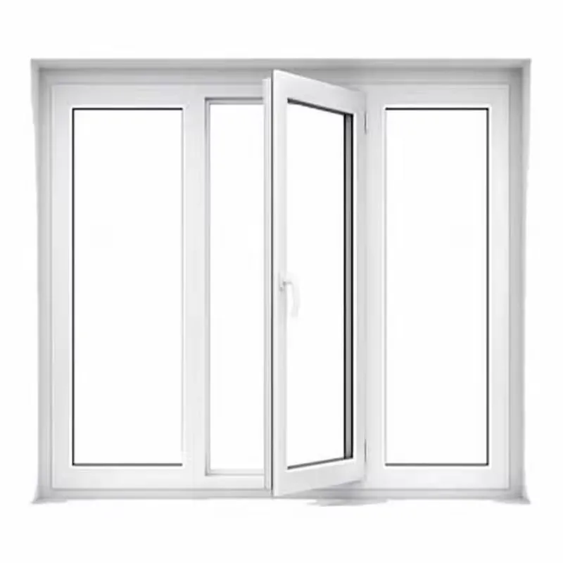 HZSY Hurricane Proof Outdoor Double Tempered Glass Sliding Windows French Style Apartment Aluminum Window