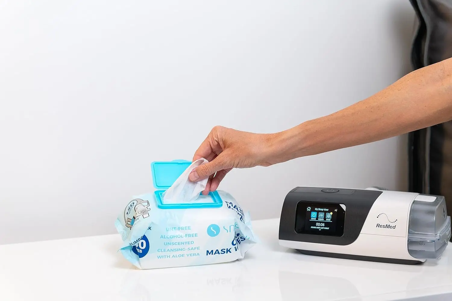 Латексная Бесплатная Маска CPAP цитрусовые салфетки