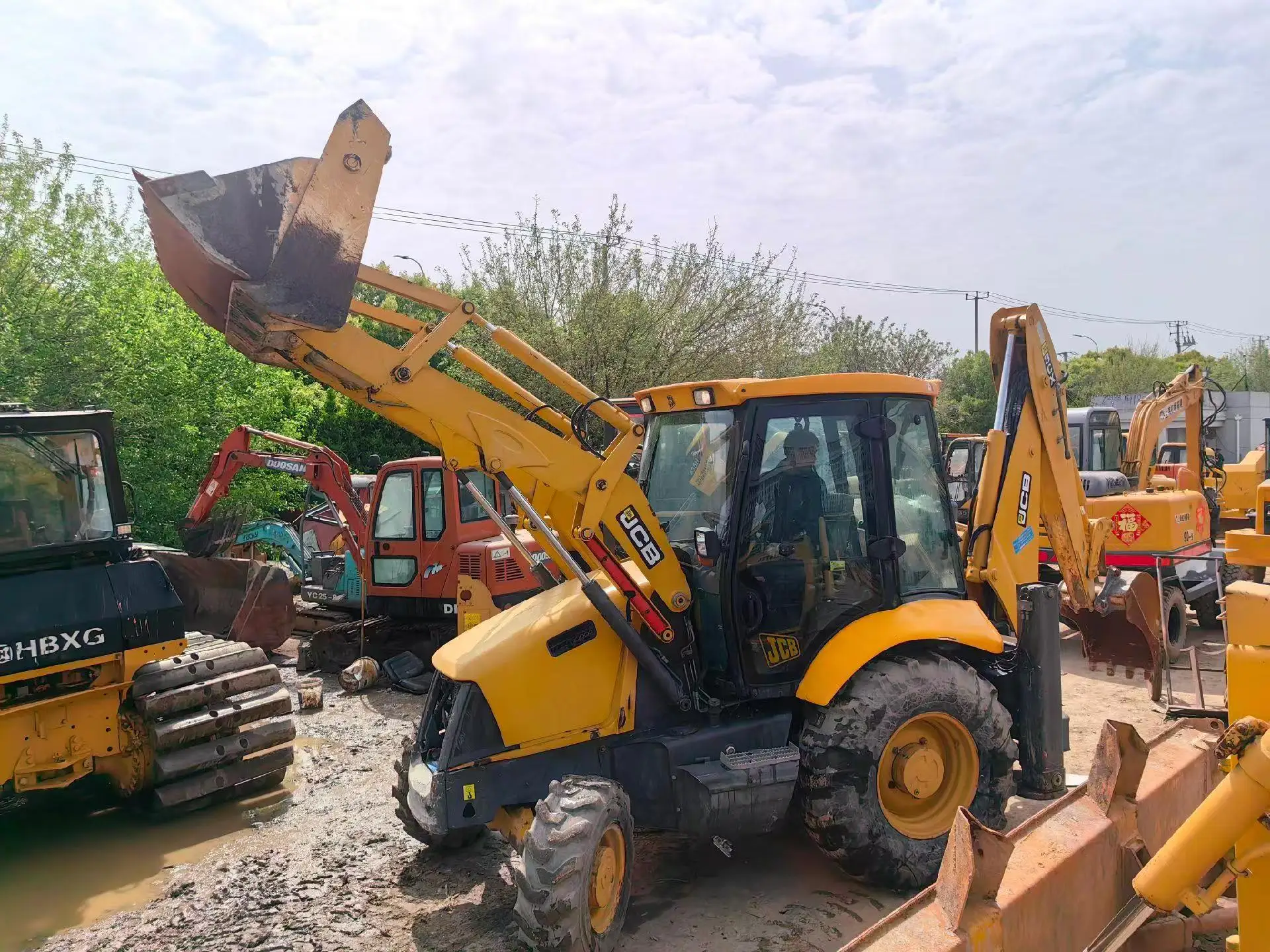 popular Fast Shipping Earthwork Machinery Low cost Usd JCB 4CX Used backhoe loader Secondhand JCB 3CX  IN STOCK