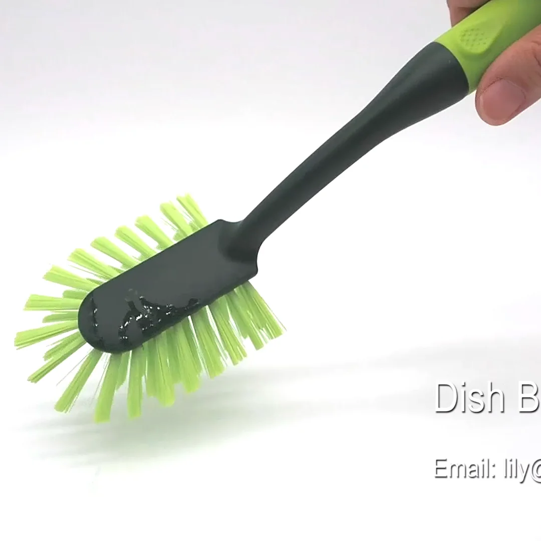 Plastic dish washing brush washing dishes rubber brush