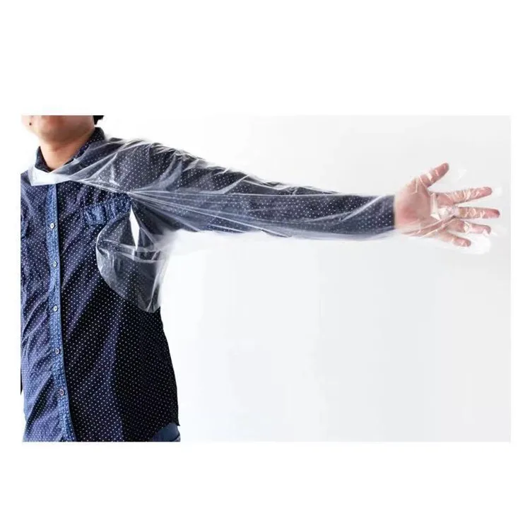 Jiangs Anti-Slip Disposable Long Rectal Glove with Handle Hanging Neck Glove for Veterinaria