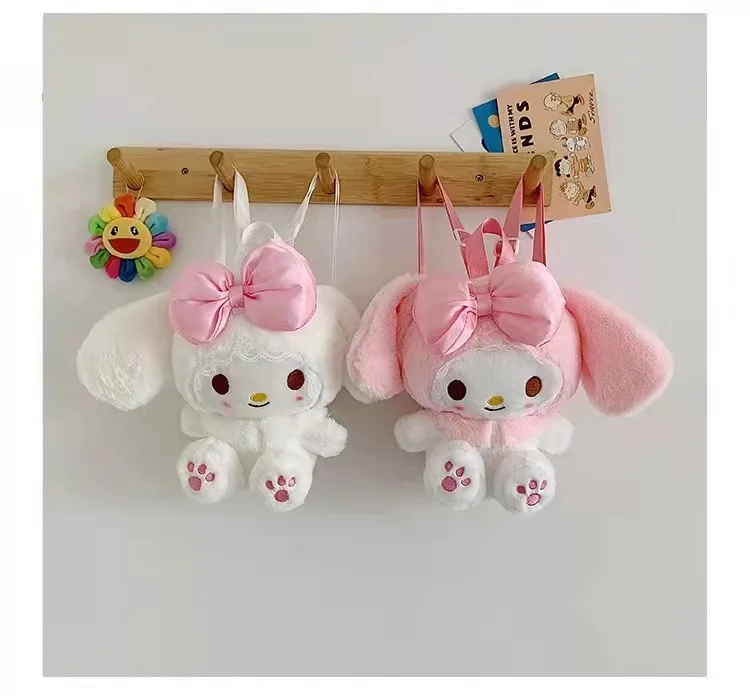 Comfort new Japanese doll pink cartoon plush backpack backpack