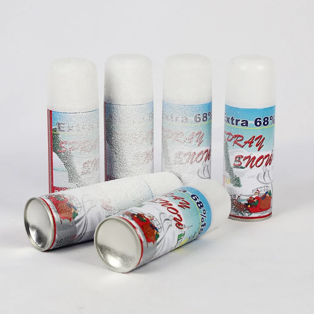 Fashionable Design Christmas Winter Party Snow Foam Spray Snow Spray Aerosol Can