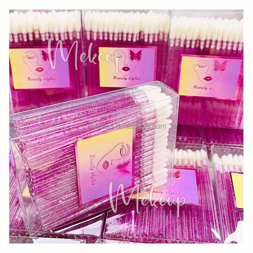 Eyelash Extension Supplies Kit for Beginner Mascara Wands Applicator Microbrush Tweezers Glue Ring Eye Pad Lash Accessories