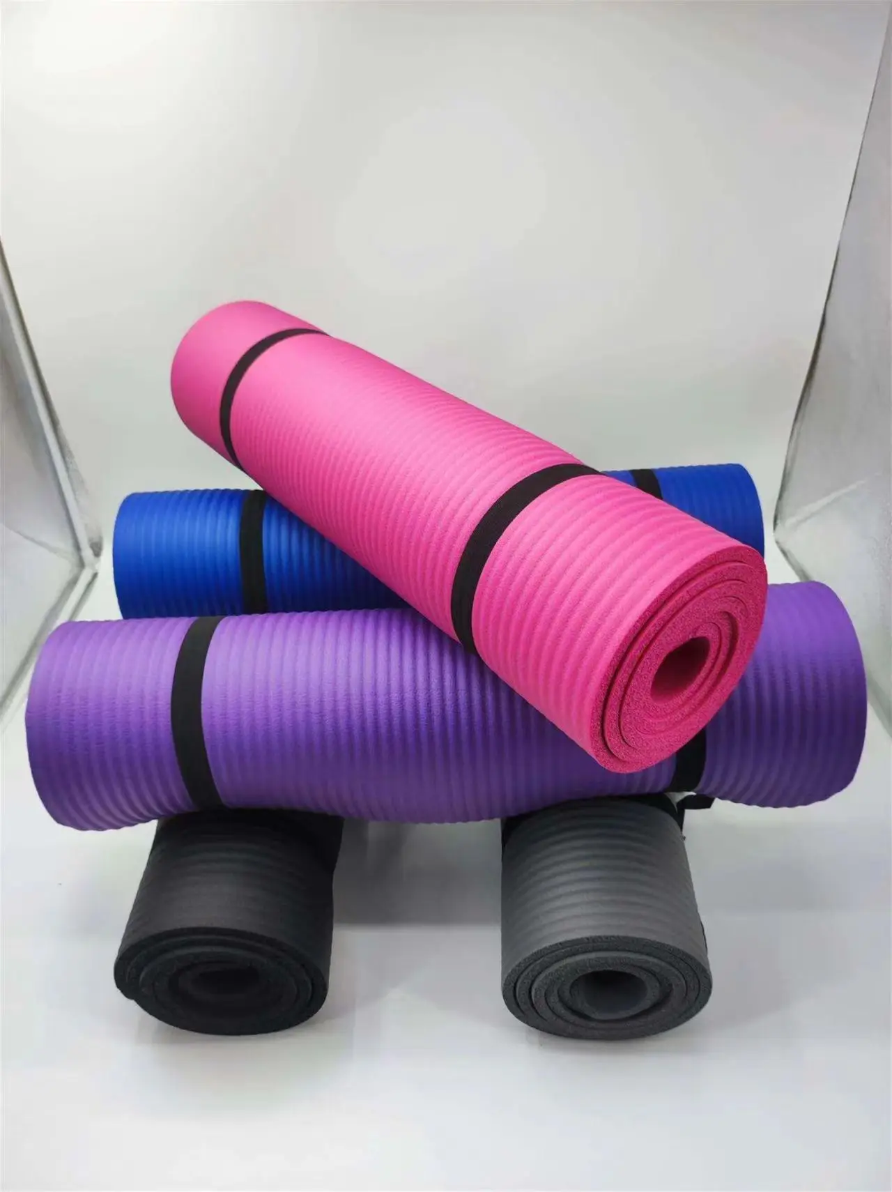 Amyup Hot NBR Yoga Mat 1/2-Inch Extra Thick Exercise Yoga Mat
