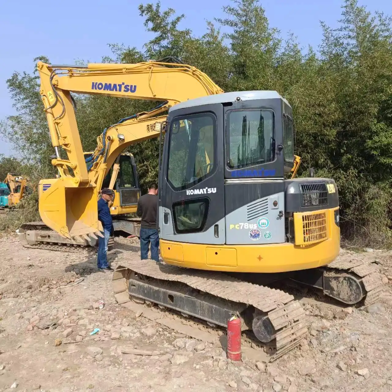 Б/у экскаватор komatsu PC78us хорошего качества в хорошем состоянии и эффективности