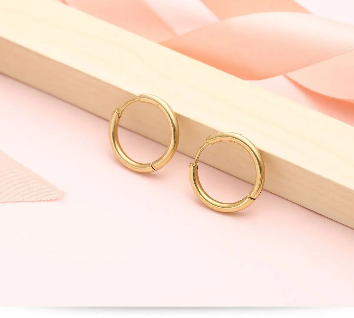 Гипоаллергенные серьги из нержавеющей стали, минималистичные простые круглые серьги-кольца Huggie для женщин, девушек, мужчин, унисекс