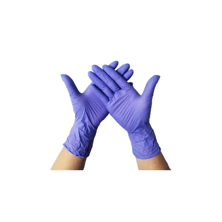 Automatic Manufacturing Glove Making Disposable examination Nitrile Gloves Hand Care Purple Nitrile Glove