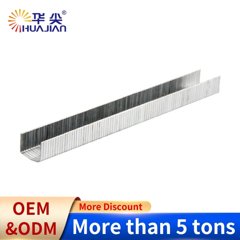 Customized Furniture Staples Galvanized 20Ga Staples High Quality STCR5019 Staples Series