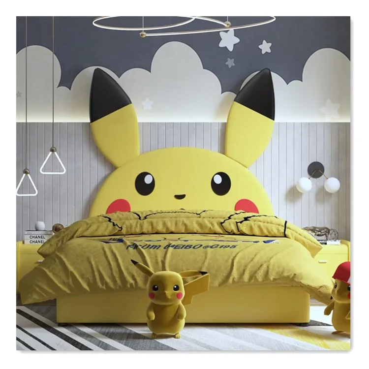 kids bedroom set latest fashion cute kid bed for kid house made in China