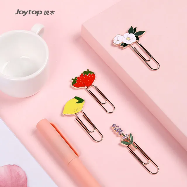  Металлические золотые Ароматические бумажные зажимы Joytop 5308 для школьников и