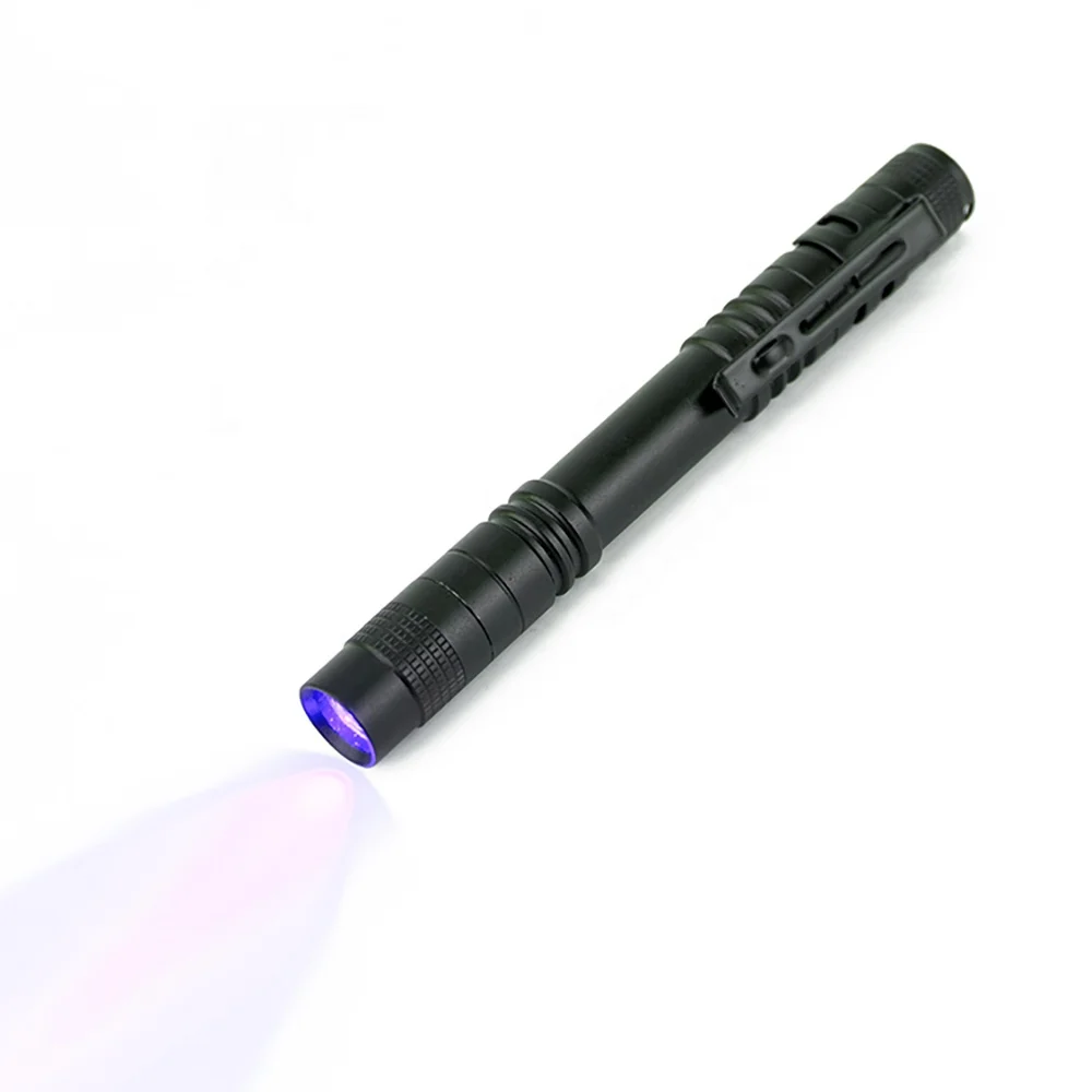 365nm UV Torch Light Antigen Detection Black Flashlight Paper Test Tools Healthy Caring Violet led Medical Penlight