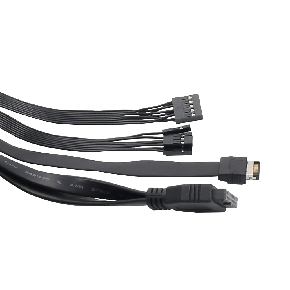 Chassis Front Panel Mounted Dual USB 3.0 USB 3.1 PCB Circuit Board Audio I/O Board Extension Cable