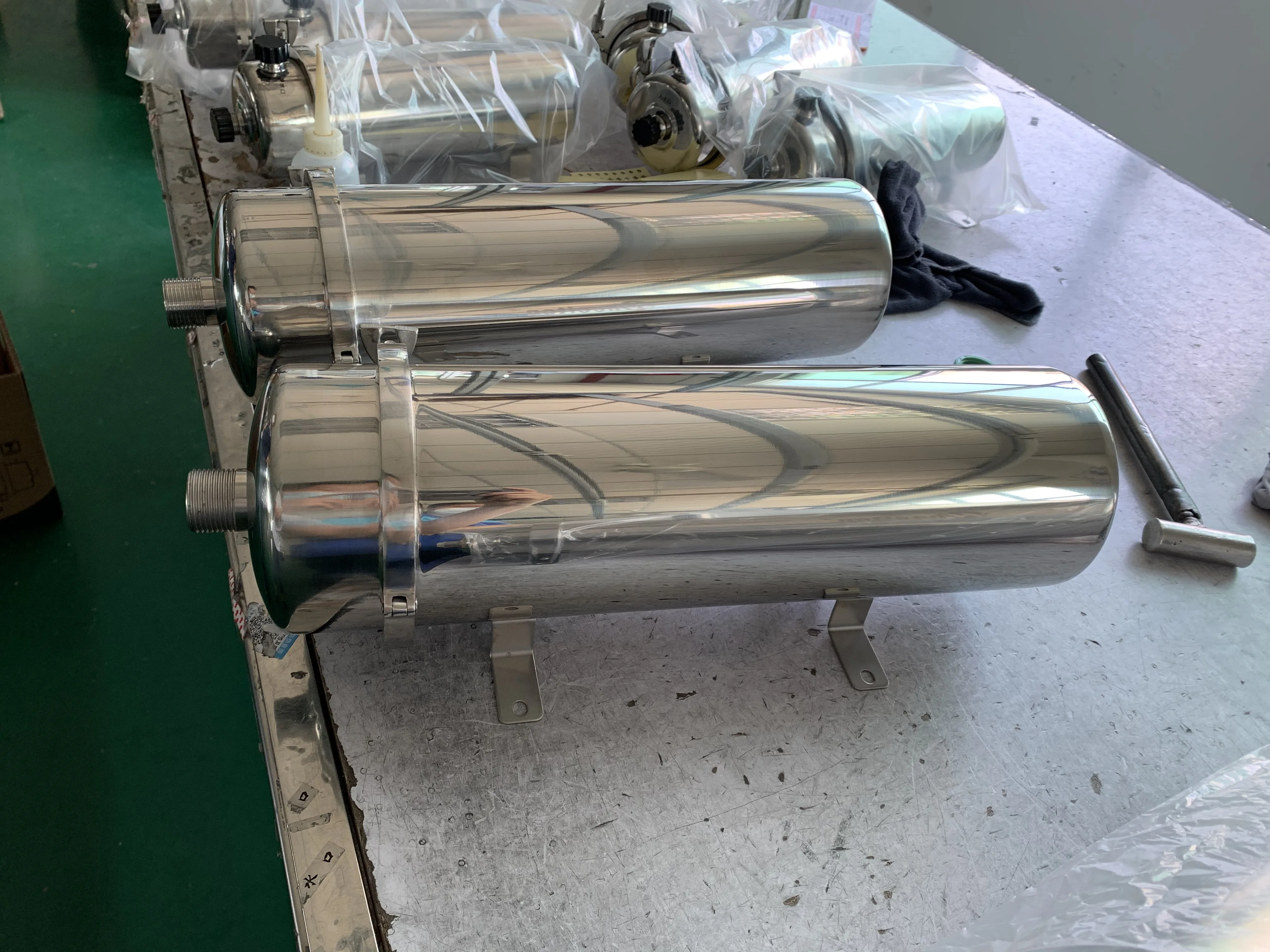 Фильтрационная мембрана для очистки воды из нержавеющей стали с высоким потоком 3500л/ч, Полностью моющийся мембранный фильтр для воды PVDF UF