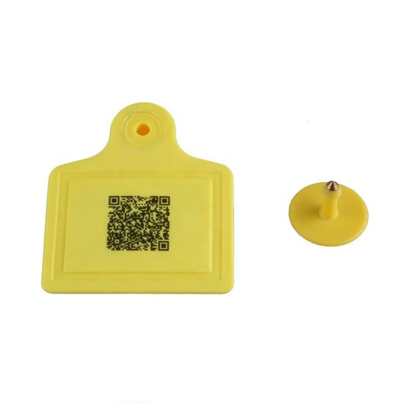UHF 915MHZ RFID животная Ушная бирка для крупного рогатого скота с лазерным