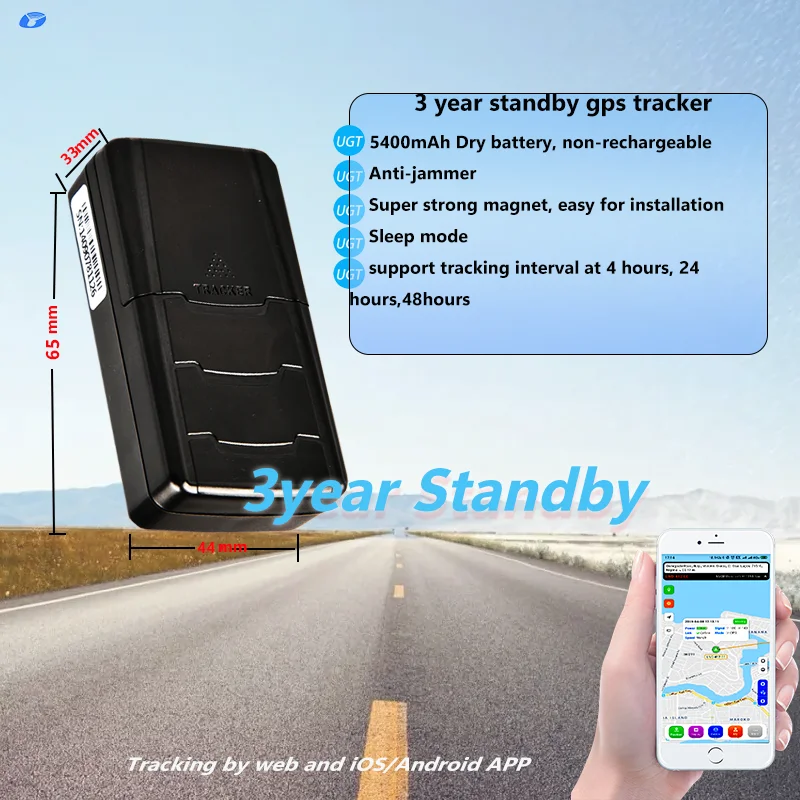 One time gps tracker 3 years standby gps tracking device vehicle lost and recovery anti jammer gps tracker for car truck vehicle