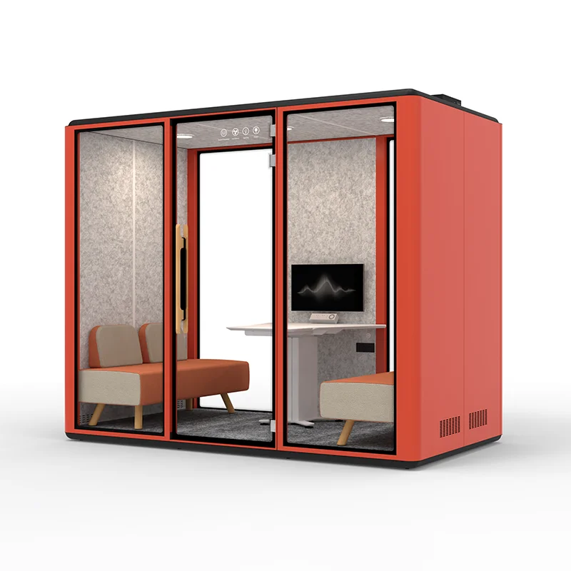 Reception Conference Room Office Booth Meeting Room Movable Soundproof Work Pod