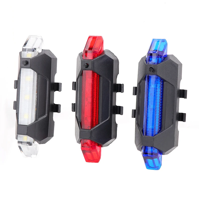 Outdoor Riding cycle bike lights front and back rear safety Night Riding USB rechargeable waterproof led bicycle light set