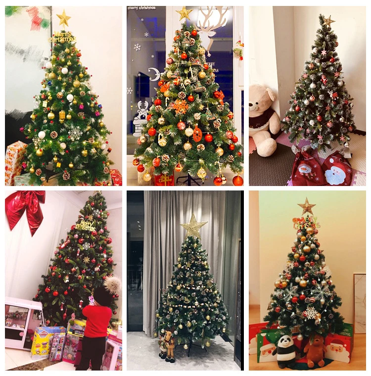 
Slim PVC artificial christmas decoration xmas christmas tree with pine cone 