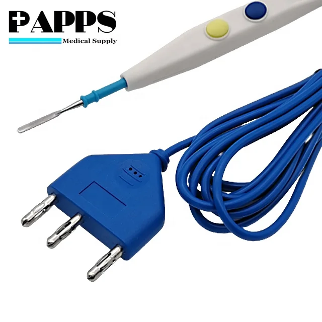 Disposable Electrosurgical Diathermy ESU  Pencil With Cable Neurosurgical Mono Hand Switch