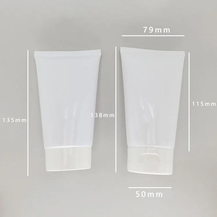 OEM Wholesale Private Label With Logo Soft Plastic Tubes Screw Plastic Hot Stamping Cosmetic Tube Packaging