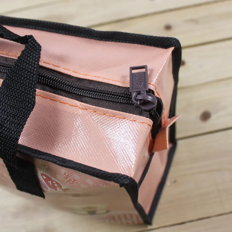 professional nonwoven zipper bag with outside pocket