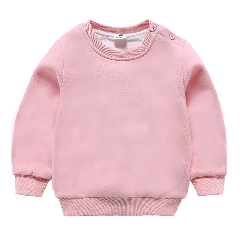 Wholesale 2021 Children Girls Blank Fleece Hoodie Sweatshirt Custom Printing Baby Boys Kids Hoodies for Autumn Winter