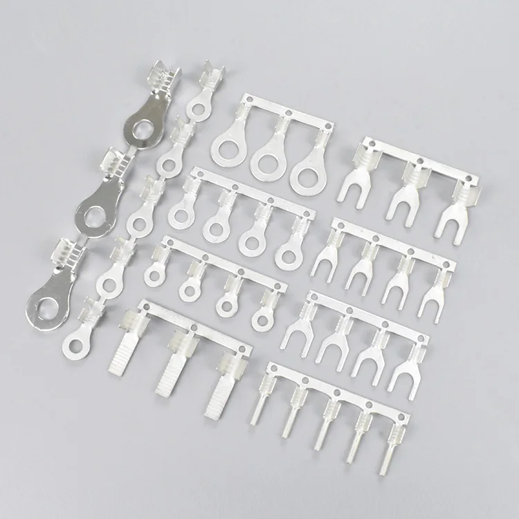 QWT terminales y conectores de ojo,1/0 gauge copper brass electrical ring connector terminal lugs