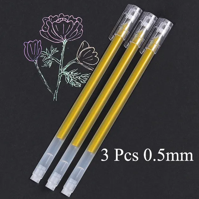 Glitter highlight Marker Pens Set  with  Permanent  ink Scrapbook Tire Pen Waterproof School supplies