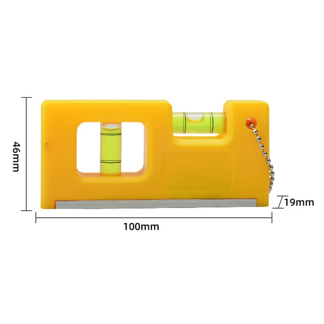 Factory Wholesale Gradienter Sell Like Hot Cakes Yellow Tape Level Bubble Level Measurement Balance Ruler