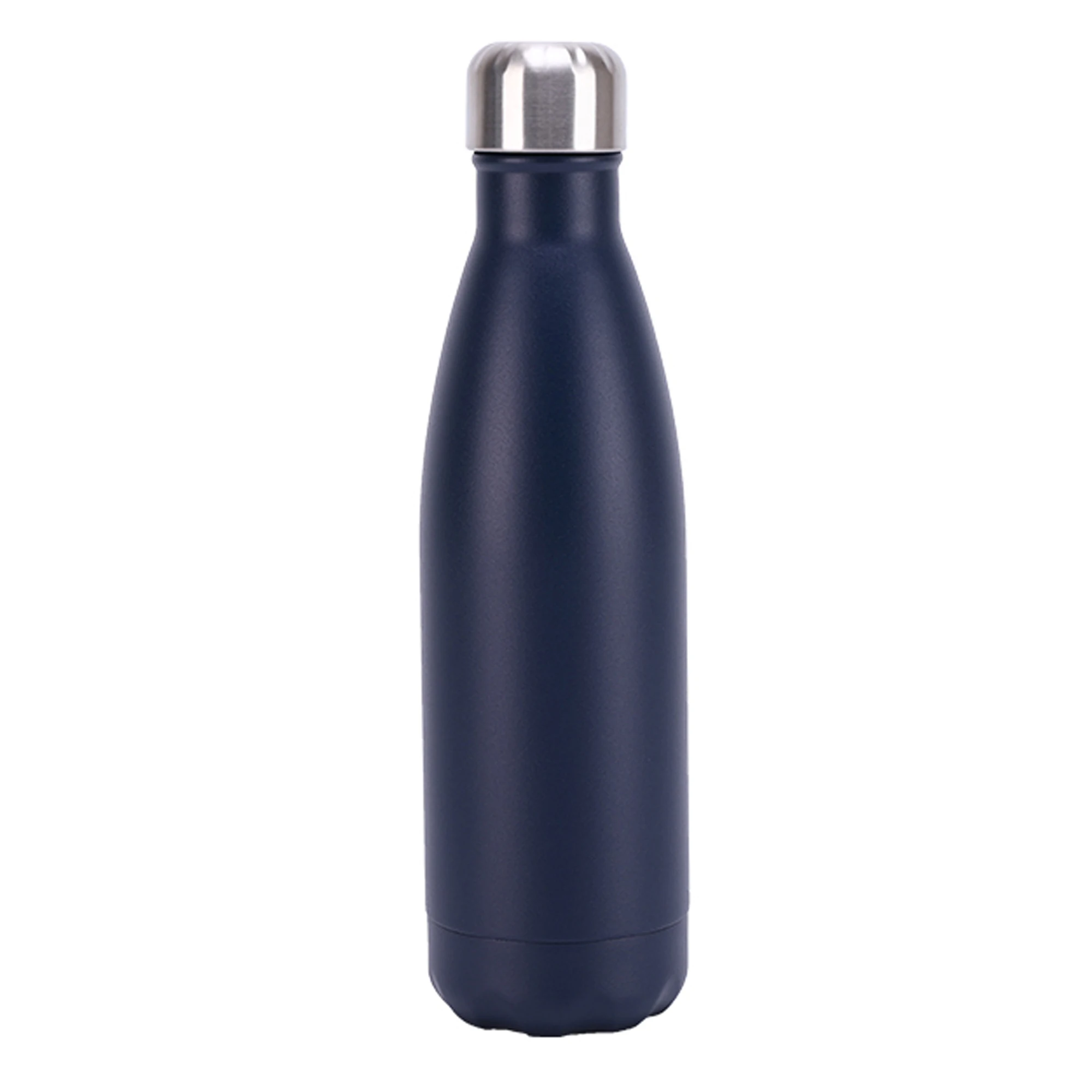 500ml powder coating dark blue water bottle Wholesale Stainless Steel Insulated Vacuum Water Bottle