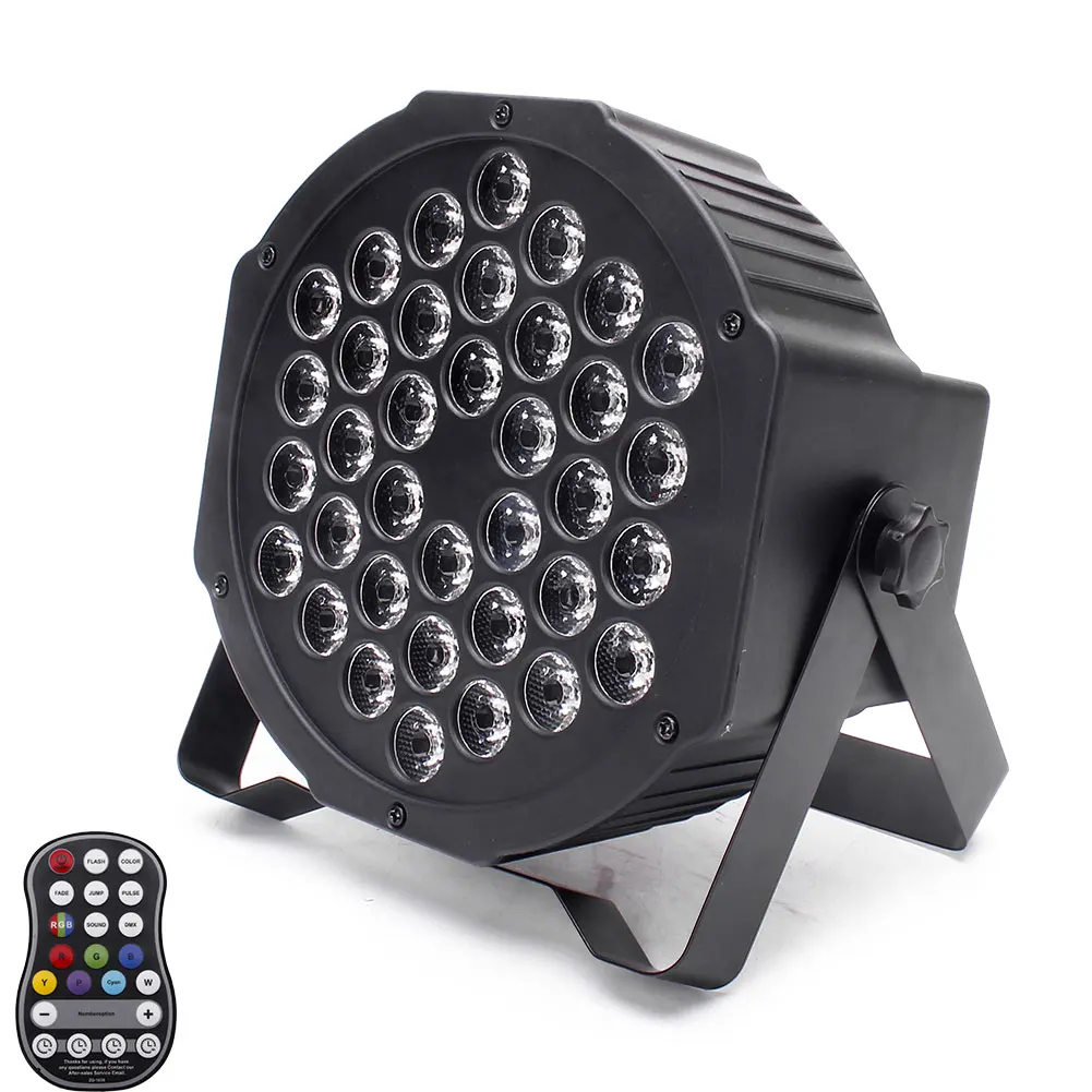Hot Selling 72W RGB Battery Powered Wireless Controlled DJ Disco Par lights Stage LED Beam Lights