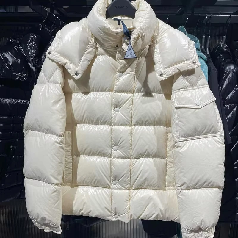 Top designer plus size zipper outdoor thick  luxury long sleeved down coat warmth hood jacket winter warm jacket for man