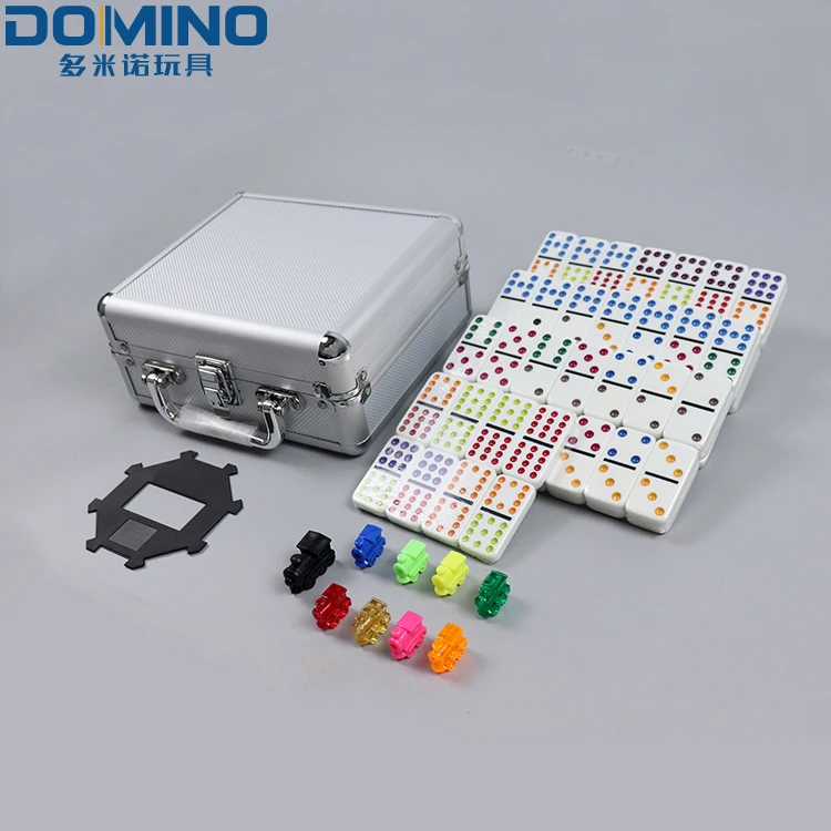 Custom Requirements Print Table Top Jumbo Professional Educational Game Set Plastic Domino