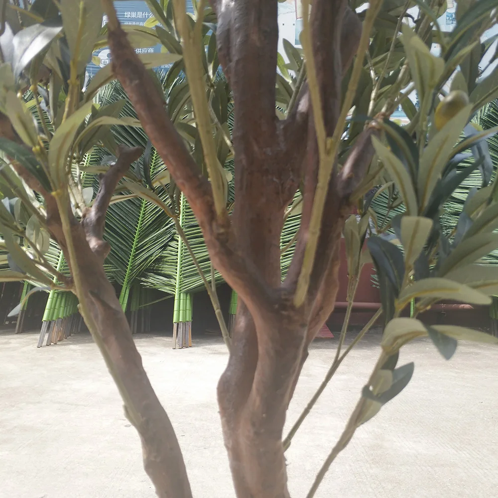Shengjie High Quality 150cm Mini Resin Fake Decoration Artificial Olive Tree Bonsai for Sale