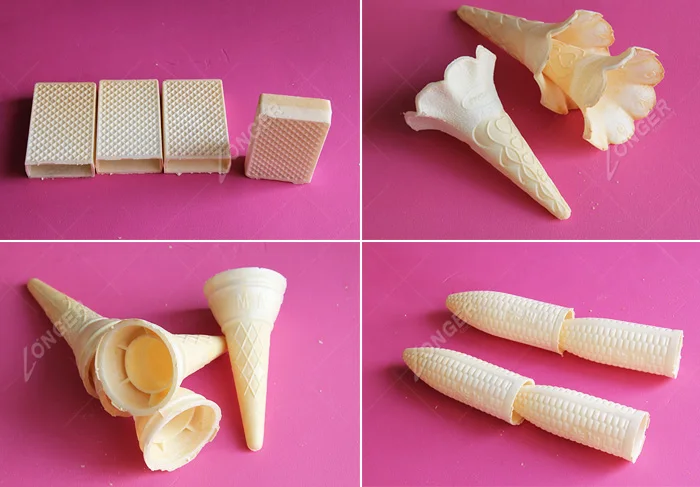 Commercial Ice Cream Round Cup Production Line Wafer Cone Making Machine for Sale