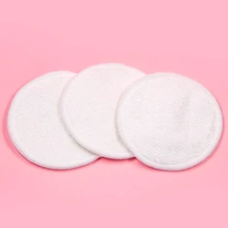Круглые подушечки для снятия макияжа от производителя, моющиеся подушечки из микрофибры и хлопка для снятия макияжа лица